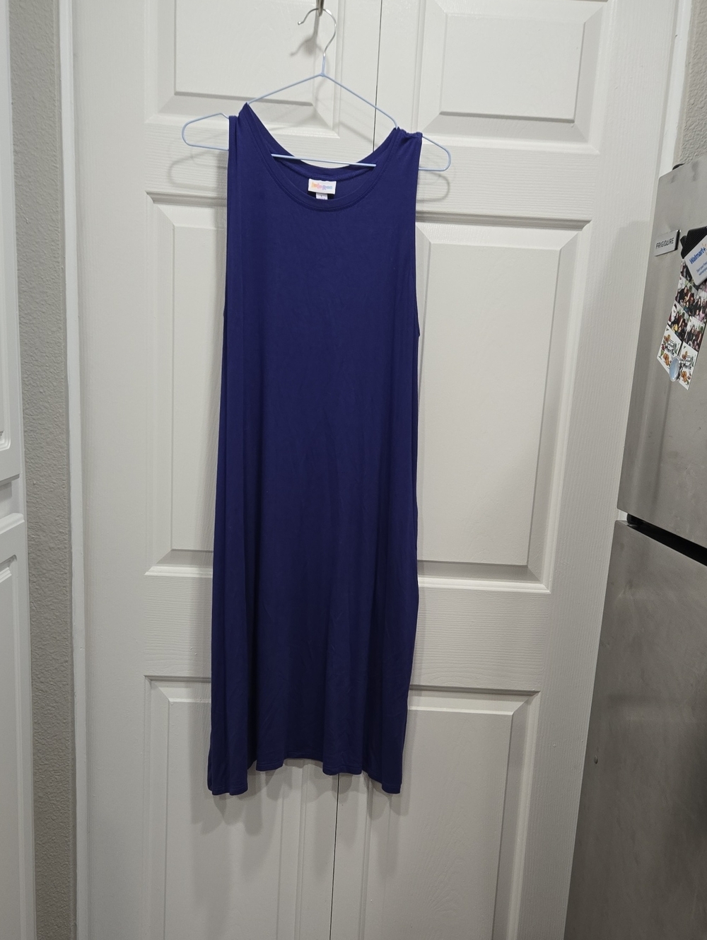 LuLaRoe Sleeveless Midi Dress in Royal Purple